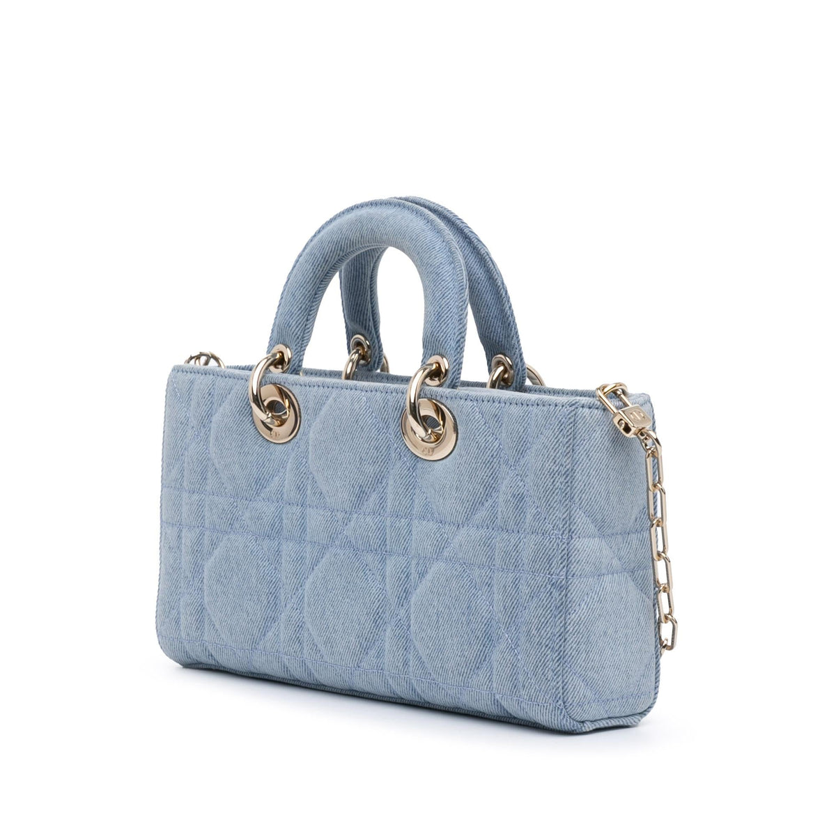 Dior Medium Denim Macrocannage D Joy Satchel Rovelle Bags