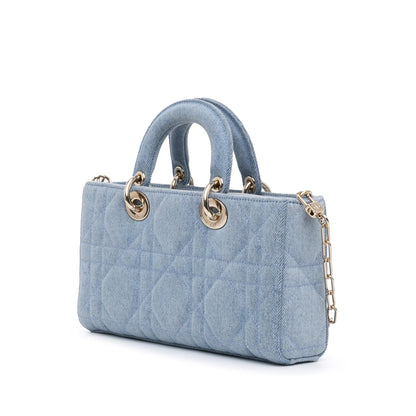 Dior Medium Denim Macrocannage D Joy Satchel Rovelle Bags
