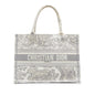 Dior Medium Dioriviera Toile De Jouy Book Tote (SHG-YCdkBR) Rovelle Bags