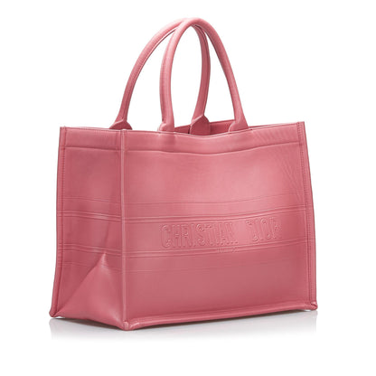 Dior Medium Embossed Book Tote Rovelle Bags