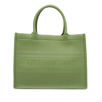 Dior Medium Embossed Leather Book Tote (SHG-Uy5Gn9) Rovelle Bags