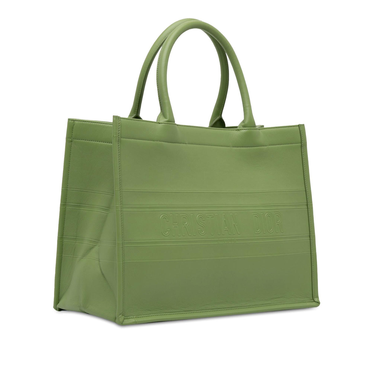 Dior Medium Embossed Leather Book Tote (SHG-Uy5Gn9) Rovelle Bags
