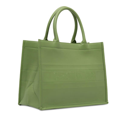 Dior Medium Embossed Leather Book Tote (SHG-Uy5Gn9) Rovelle Bags