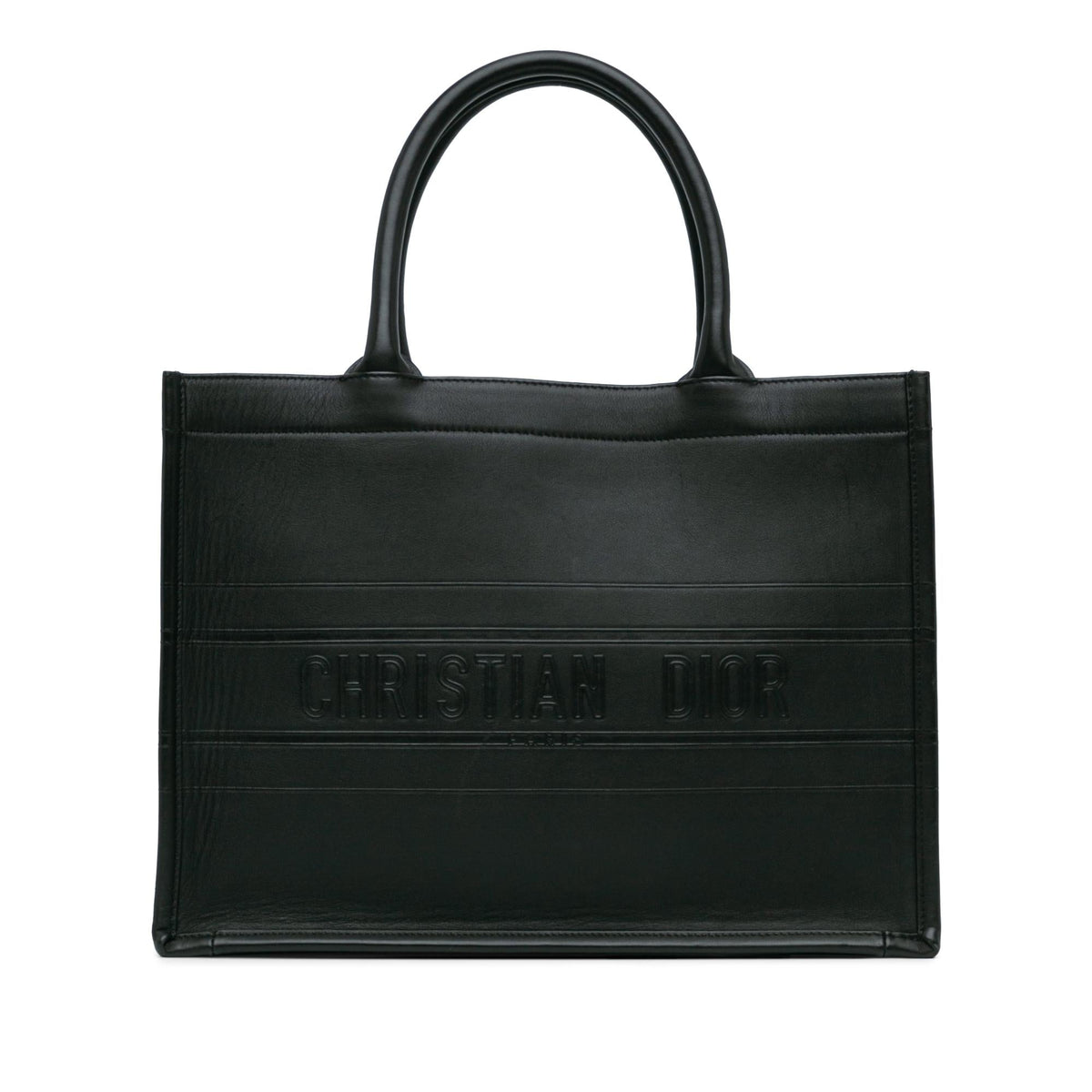 Dior Medium Embossed Leather Book Tote (SHG-vhIfQk) Rovelle Bags
