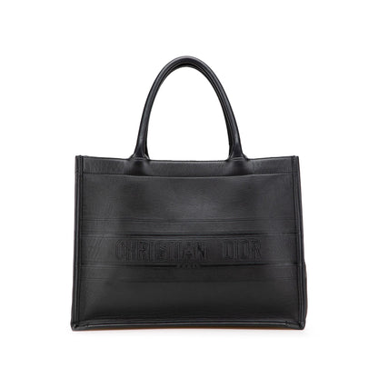 Dior Medium Embossed Leather Book Tote Rovelle Bags