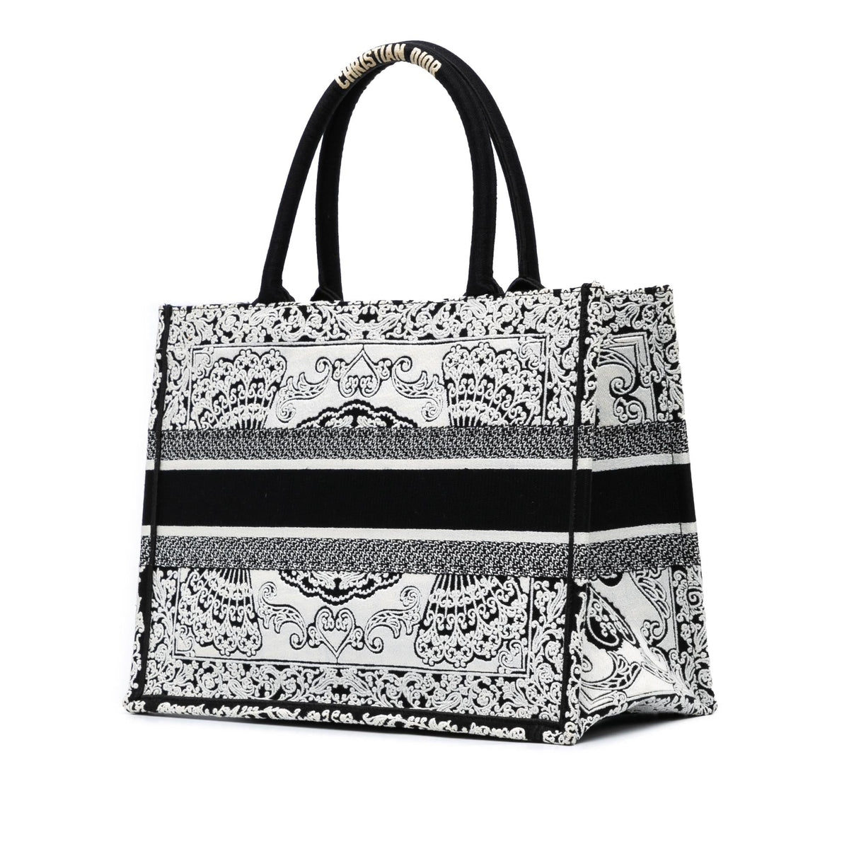 Dior Medium Embroidered Book Tote Rovelle Bags