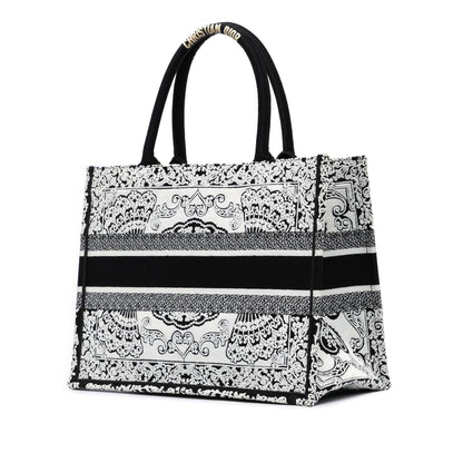 Dior Medium Embroidered Book Tote Rovelle Bags