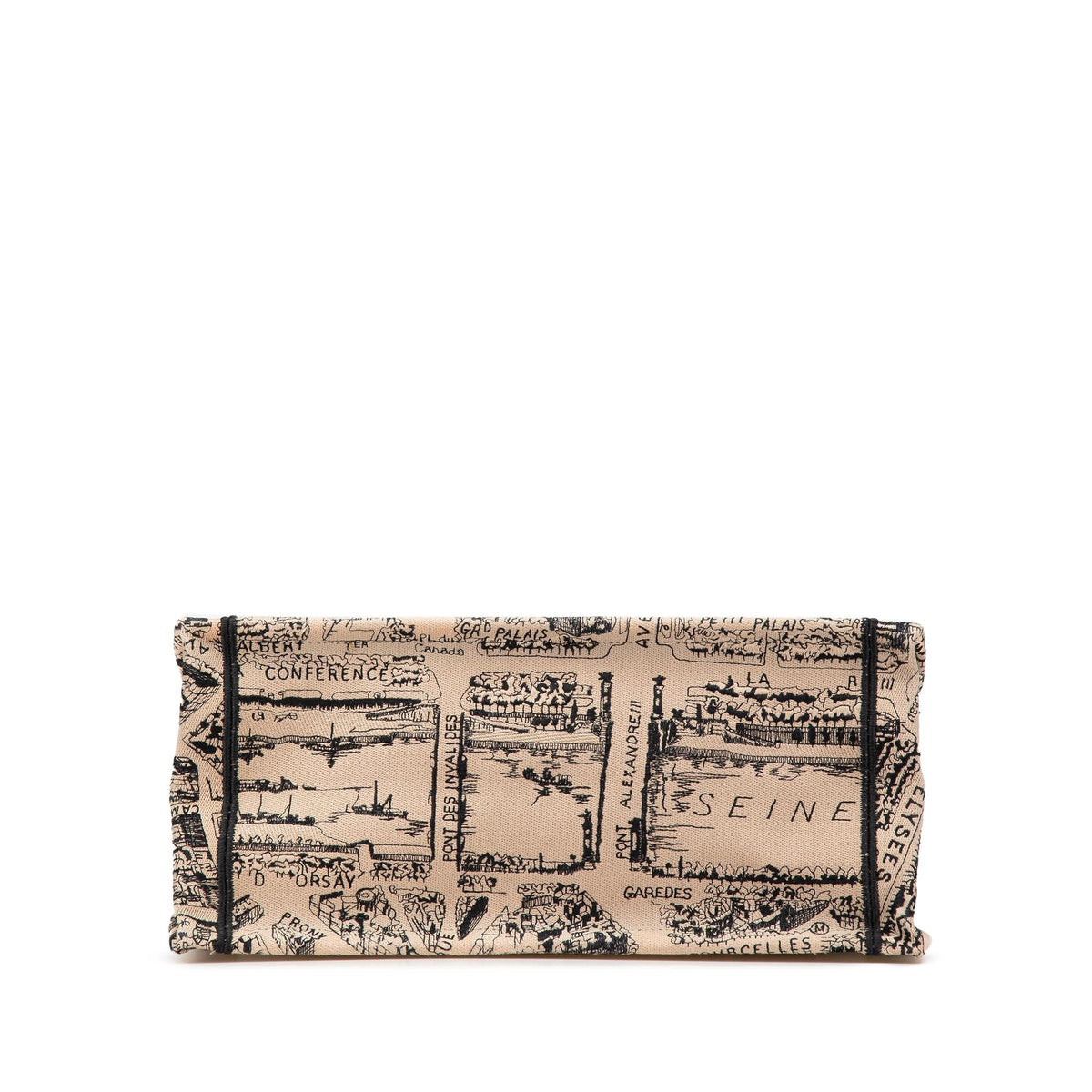 Dior Medium Embroidered Canvas Plan de Paris Book Tote Rovelle Bags
