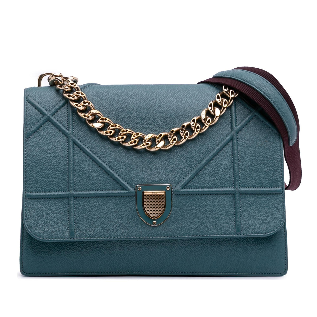 Dior Medium Grained Calfskin Diorama Satchel Rovelle Bags