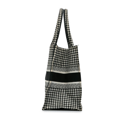 Dior Medium Houndstooth Book Tote (SHG-pPdPtp) Rovelle Bags