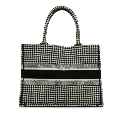 Dior Medium Houndstooth Book Tote (SHG-pPdPtp) Rovelle Bags