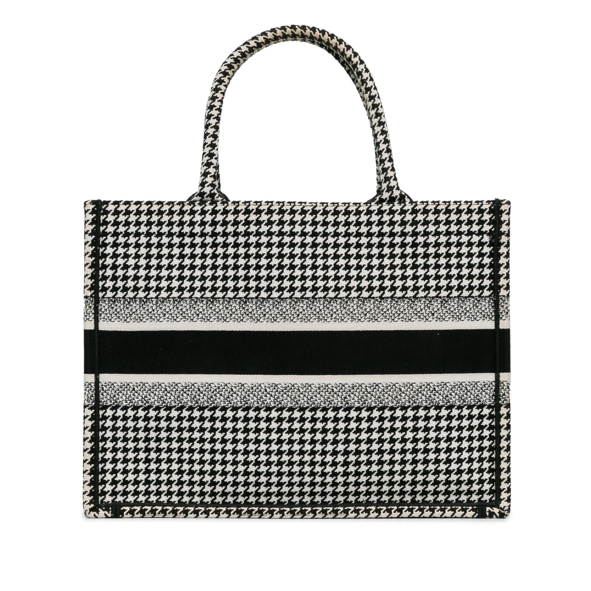 Dior Medium Houndstooth Book Tote (SHG-LsZQ4L) Rovelle Bags