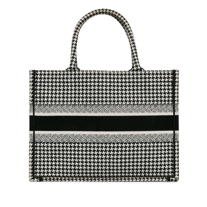 Dior Medium Houndstooth Book Tote (SHG-LsZQ4L) Rovelle Bags
