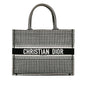 Dior Medium Houndstooth Book Tote (SHG-LsZQ4L) Rovelle Bags