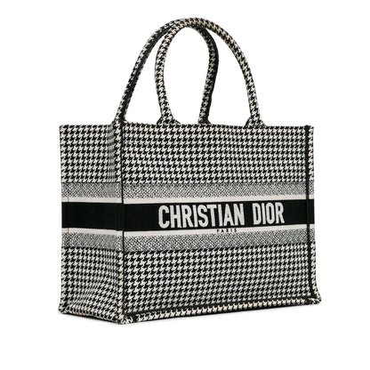 Dior Medium Houndstooth Book Tote (SHG-LsZQ4L) Rovelle Bags