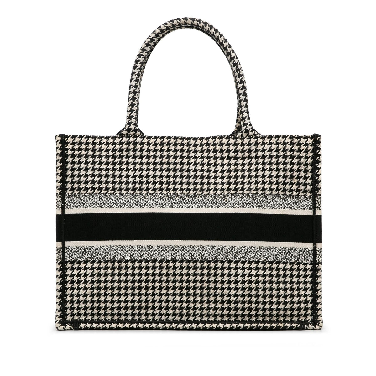 Dior Medium Houndstooth Book Tote (SHG-BUCCPt) Rovelle Bags