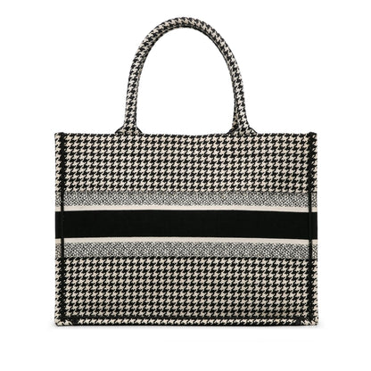 Dior Medium Houndstooth Book Tote (SHG-BUCCPt) Rovelle Bags