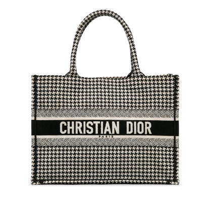 Dior Medium Houndstooth Book Tote (SHG-BUCCPt) Rovelle Bags