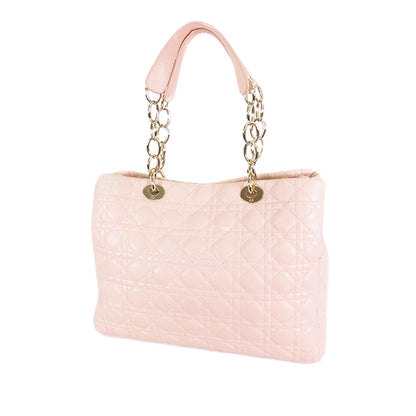 Dior Medium Lambskin Cannage Dior Soft Shopping Tote (SHG-cZhMo2) Rovelle Bags