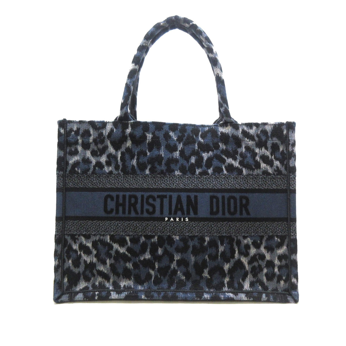 Dior Medium Leopard Mizza Book Tote (SHG-TUXp1d) Rovelle Bags