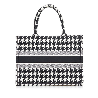 Dior Medium Macro Houndstooth Book Tote (SHG-FmPYVR) Rovelle Bags