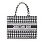 Dior Medium Macro Houndstooth Book Tote (SHG-FmPYVR) Rovelle Bags
