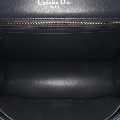 Dior Medium Metallic Patent Microcannage Diorama Crossbody Rovelle Bags