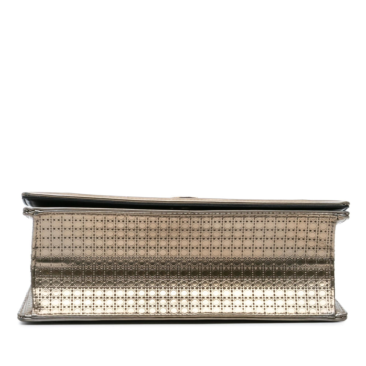 Dior Medium Metallic Patent Microcannage Diorama Flap Rovelle Bags