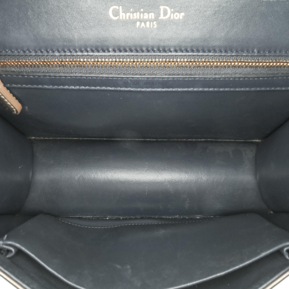 Dior Medium Metallic Patent Microcannage Diorama Flap Rovelle Bags