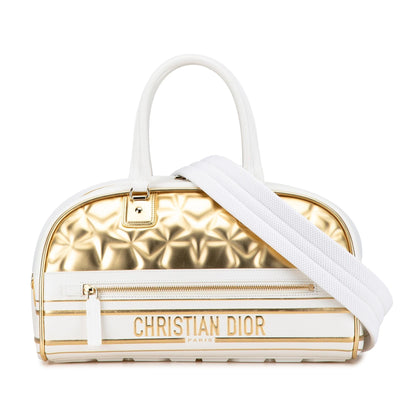 Dior Medium Padded Etoile Leather Vibe Zip Bowling Bag Rovelle Bags