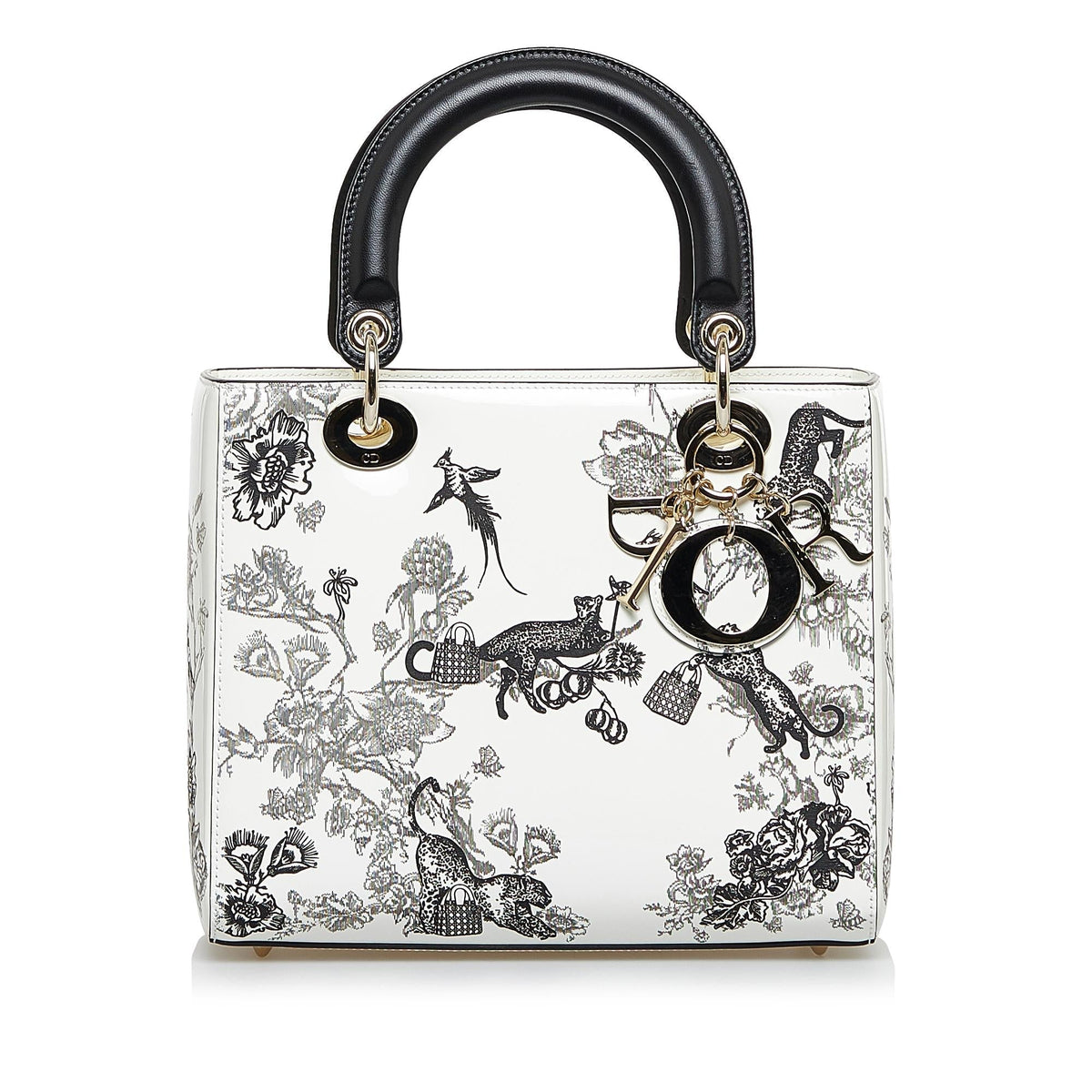 Dior Lady Dior Leather Mini Handbag Rovelle Bags