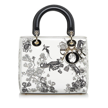 Dior Lady Dior Leather Mini Handbag Rovelle Bags
