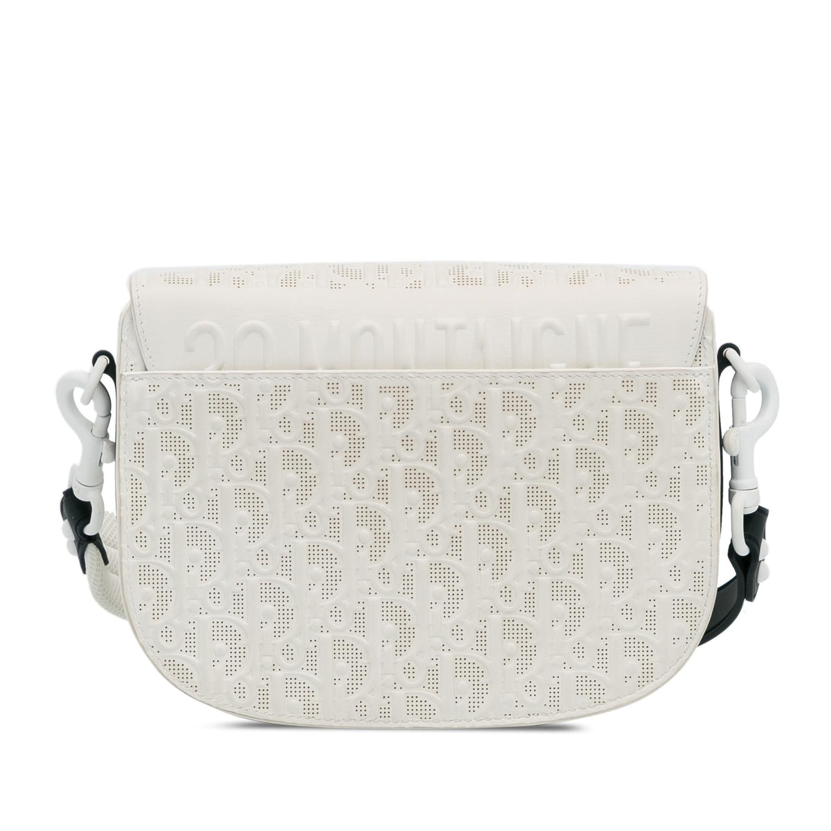 Dior Medium Perforated Calfskin Oblique Bobby Flap Rovelle Bags