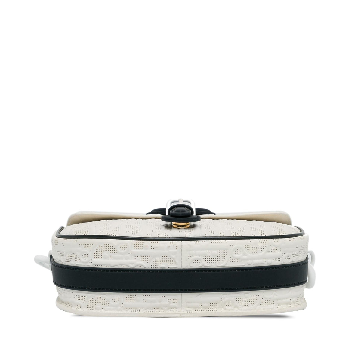 Dior Medium Perforated Calfskin Oblique Bobby Flap Rovelle Bags