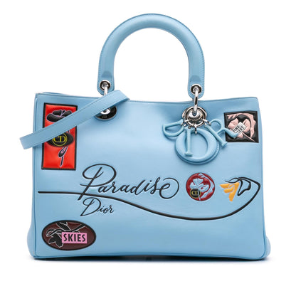Dior Medium Smooth Calfskin Paradise Diorissimo Satchel Rovelle Bags
