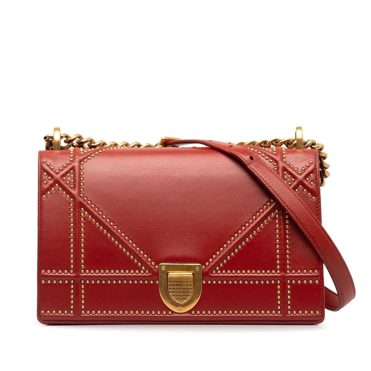 Dior Medium Studded Diorama Crossbody Bag (SHG-ZXsUFN) Rovelle Bags