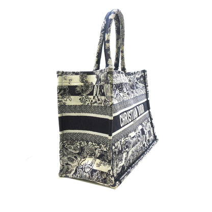 Dior Medium Toile de Jouy Book Tote (SHG-w91Lfx) Rovelle Bags