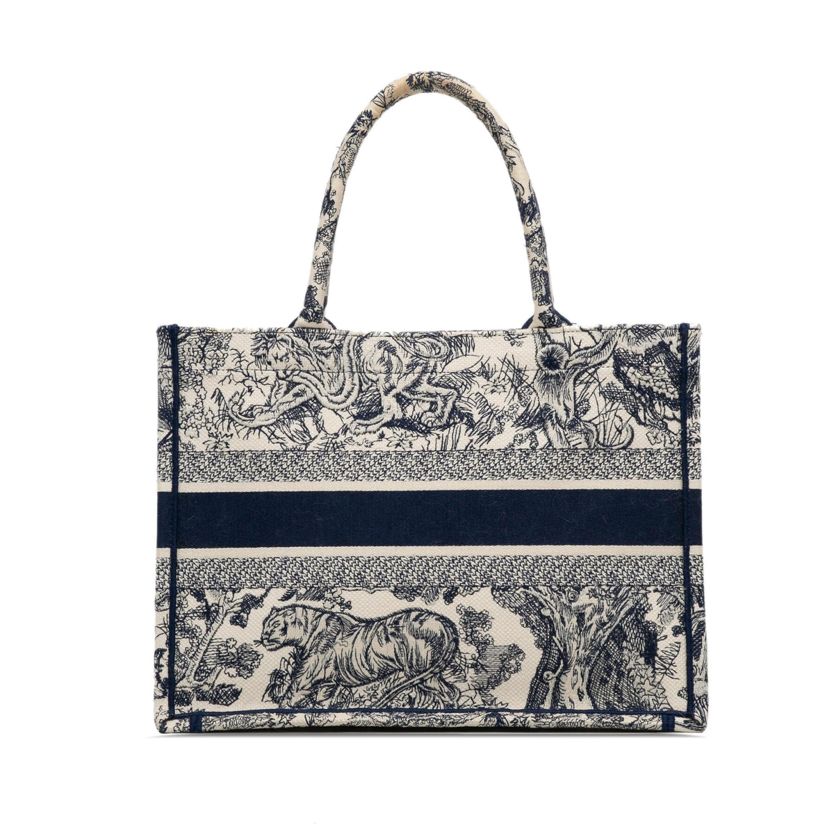 Dior Medium Toile de Jouy Book Tote (SHG-gY64Wb) Rovelle Bags