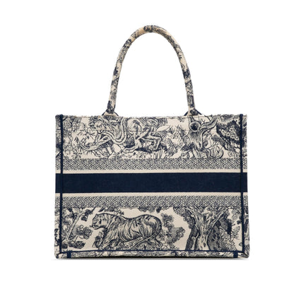 Dior Medium Toile de Jouy Book Tote (SHG-gY64Wb) Rovelle Bags