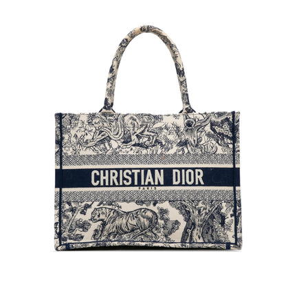 Dior Medium Toile de Jouy Book Tote (SHG-gY64Wb) Rovelle Bags