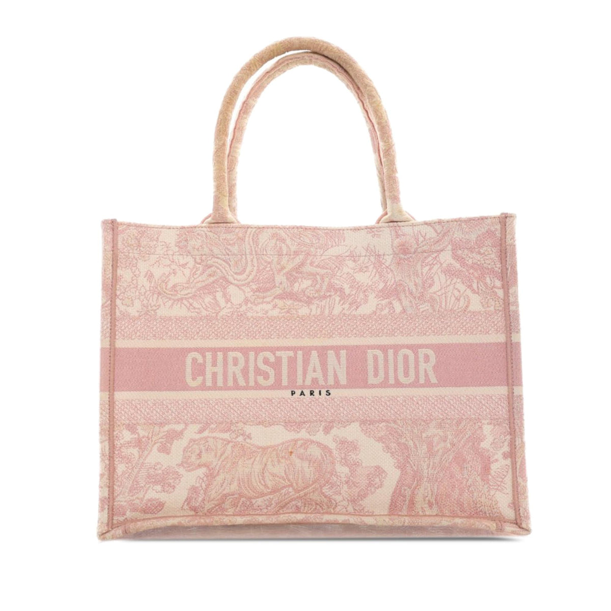 Dior Medium Toile de Jouy Book Tote (SHG-7ibGMm) Rovelle Bags