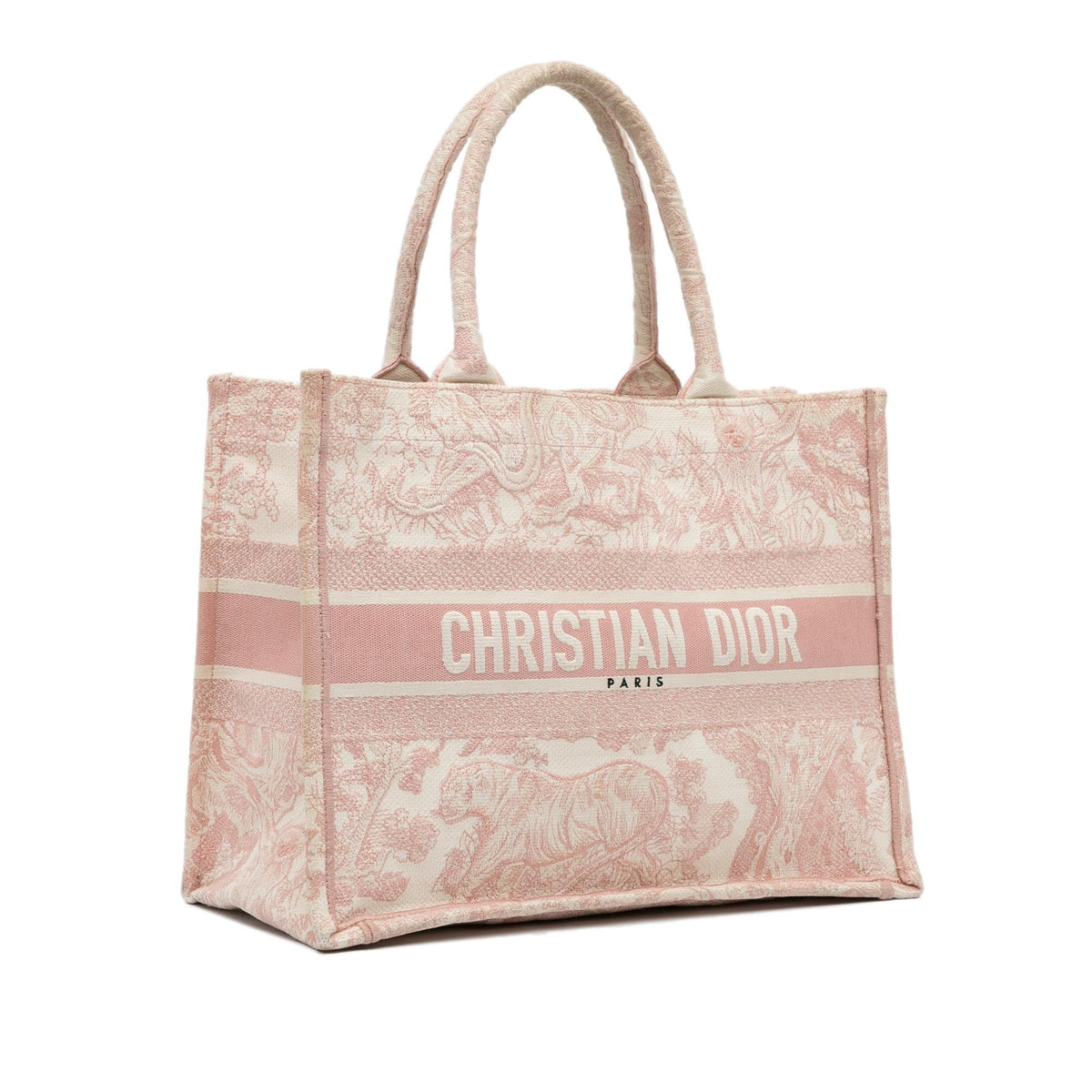 Dior Medium Toile de Jouy Book Tote (SHG-FknGrD) Rovelle Bags