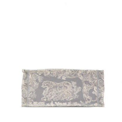 Dior Medium Toile de Jouy Reverse Embroidered Book Tote Rovelle Bags