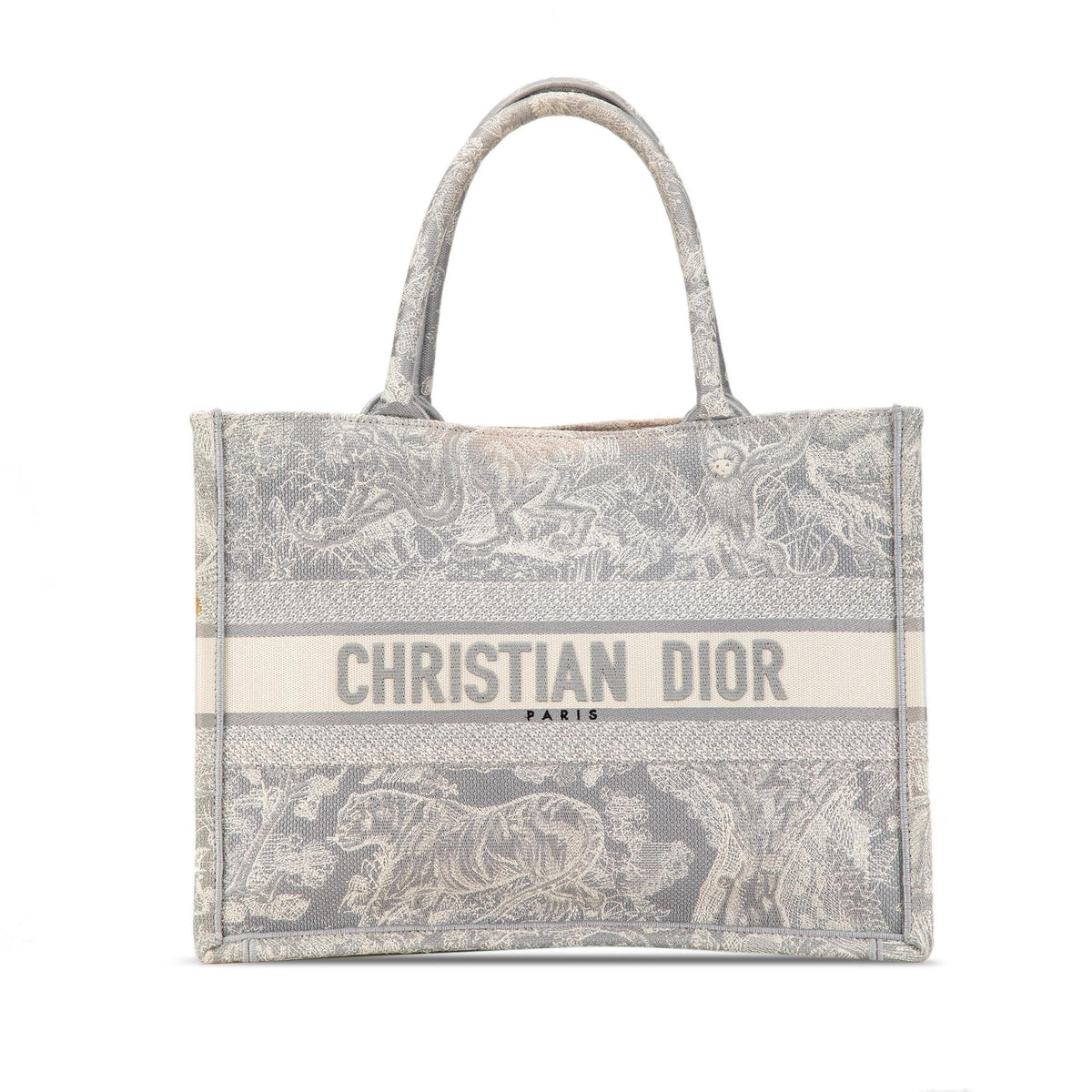 Dior Medium Toile de Jouy Reverse Embroidered Book Tote Rovelle Bags