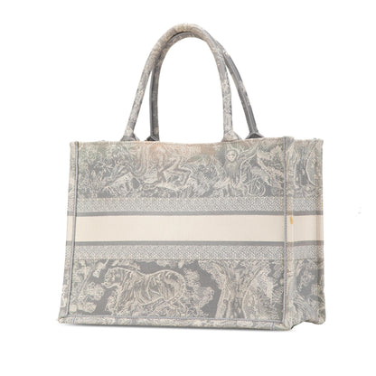 Dior Medium Toile de Jouy Reverse Embroidered Book Tote Rovelle Bags