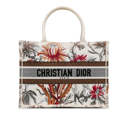 Dior Medium Toile de Jouy Tropicalia Book Tote (SHG-2OSMGq) Rovelle Bags
