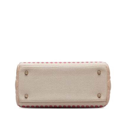 Dior Medium Tweed Dior Satchel (SHG-ZQ8bZF) Rovelle Bags