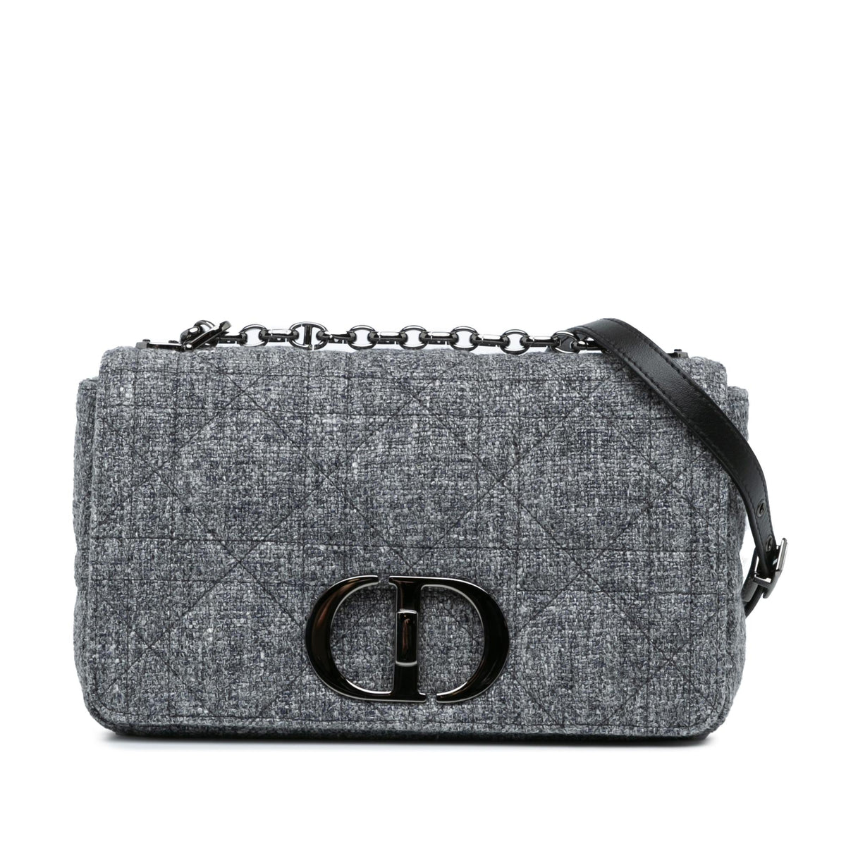 Dior Medium Tweed Macrocannage Caro Bag (SHG-e8o6Vd) Rovelle Bags