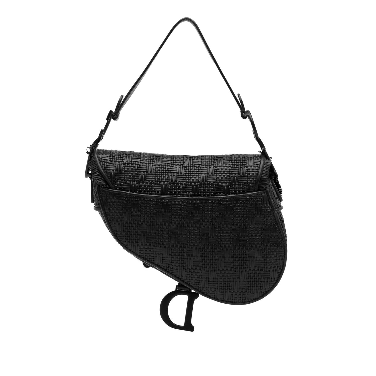 Dior Medium Ultramatte Woven Saddle Bag (SHG-B1s217) Rovelle Bags