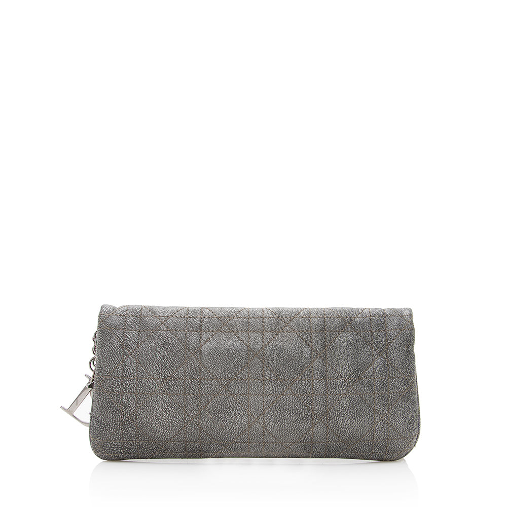 Dior Metallic Calfskin Dior Pouch Crossbody Bag (SHF-19229) Rovelle Bags